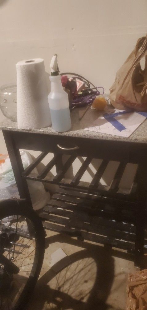 Kitchen Counter and Shelving unit