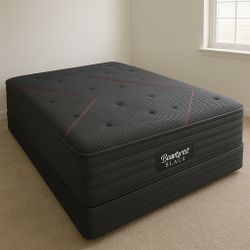 King Size Mattress BeatyRest Black C-Class 12” Inches Thick Extra Firm Wrapped in Plastic Direct From Factory Same Day Delivery  🚚