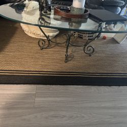 Glass Top Coffee Table