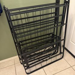 Dual Metal Bed Frames - Can Be Two Twin Beds Or A Queen Bed - Perfect Condition