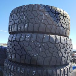 2 Falken tires size 285-70-17 both for $100 free installation and balance