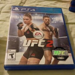 PlayStation 4 Ufc2 Video Game In Perfect Condition 