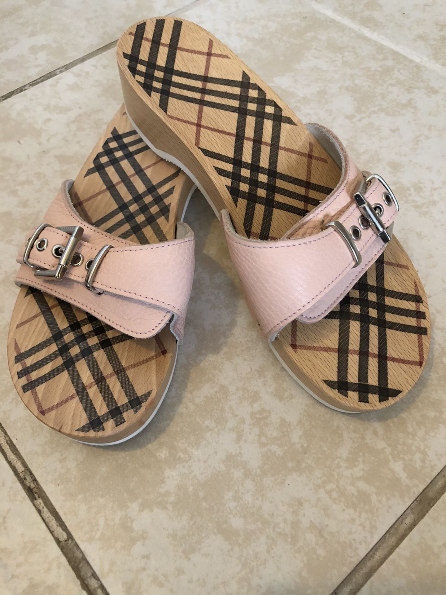Burberry Clog Sandals