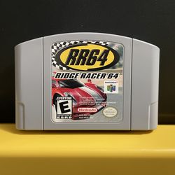 Ridge Racer 64 for Nintendo 64 video game console system n64 car racing RR64 race cars