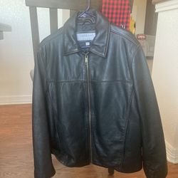 Marc New York Leather Jacket Size L