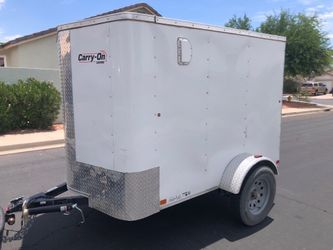 2021 Carry-On 5 x 8 enclosed trailer