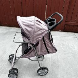Pink Dog Stroller