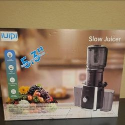 Iuipi Cold Press Juicer Machines, 5.3" Large Feed Chute