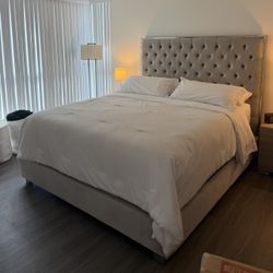 California King Bed Frame! Not Including matters 