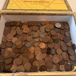 Coins - Old Wheat pennies 