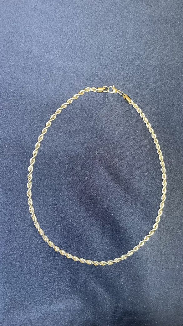 $60 RopeChainSilverPlated