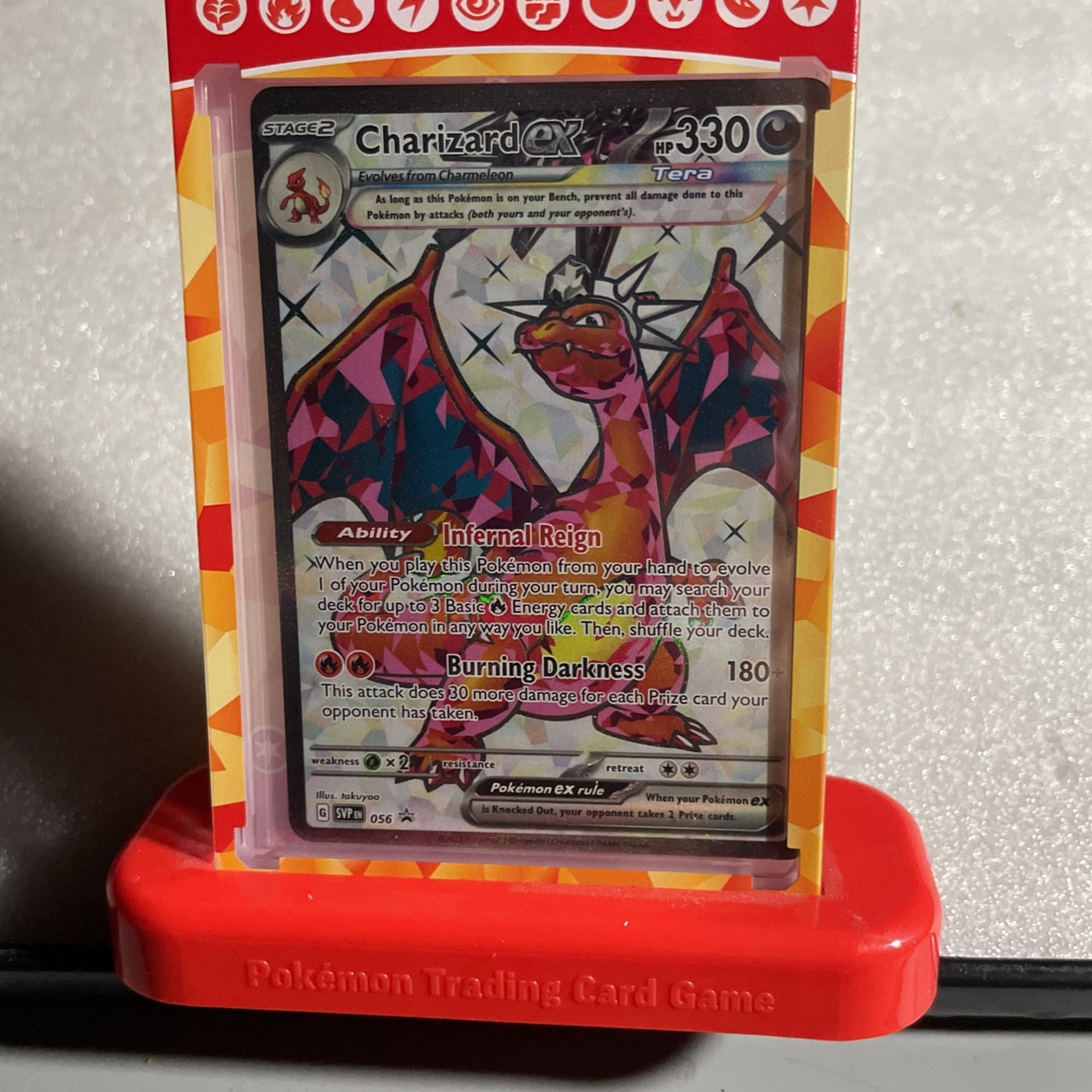  Charizard Ex SVP056 Premium Collection HOLO PROMO Pokemon Card