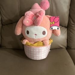 NEW My Melody Ice Cream Sundae Plushie, My Melody By Sanrio, My Melody Plush