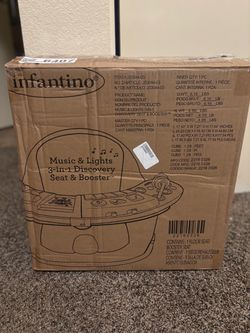 Infantino Music & Lights 3-in-1 Discovery Seat & Booster