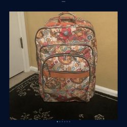 Soft Sided Rolling Luggage Suitcase