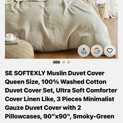 NEW QUEEN SIZE DUVET COVER & 2 PILLOW CASES