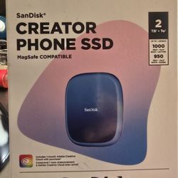SanDisk CREATOR PHONE SSD 2tb