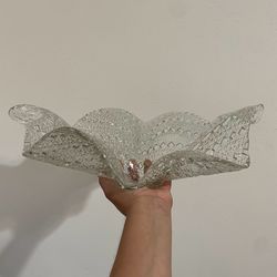 Glass fruit bowl - $10