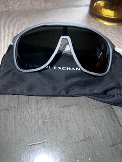 Armani Exchange Shield Sunglasses Gray Frame