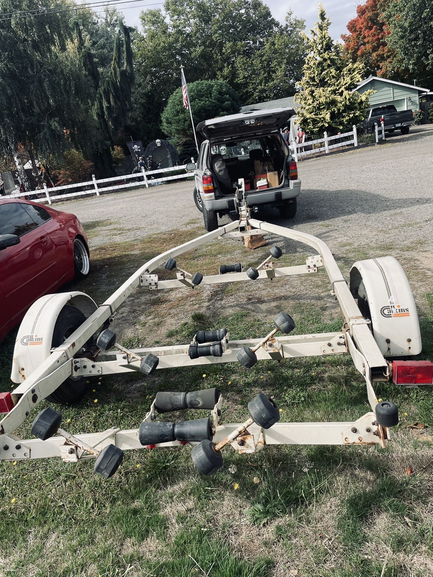 Calkin Boat Trailer W/title
