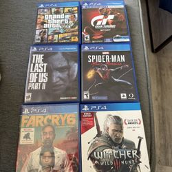 PS4 +6 Recent Games 