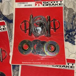 1969 Mustang Mach Hood Pin Kit