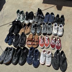 Lot Of 25  Pair Of Shoes Nike Vans Skechers  And Mo