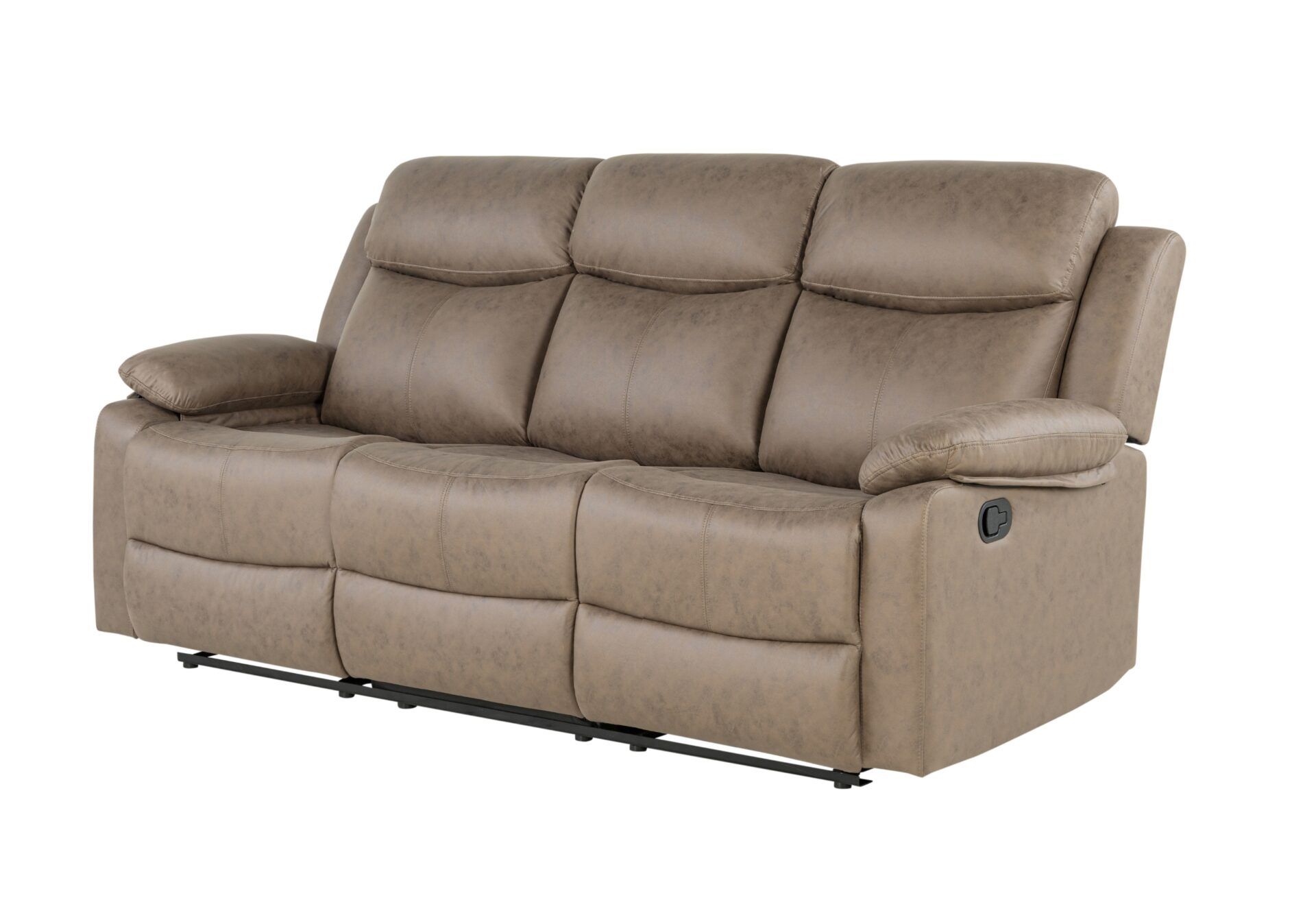 Microfiber Reclining Sofa In Stock For Fast Delivery