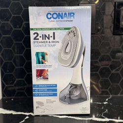 Conair 2 in 1 steamer and iron with gentle temp 