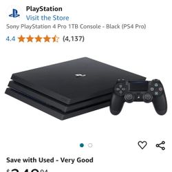Sony PS4 Pro Console