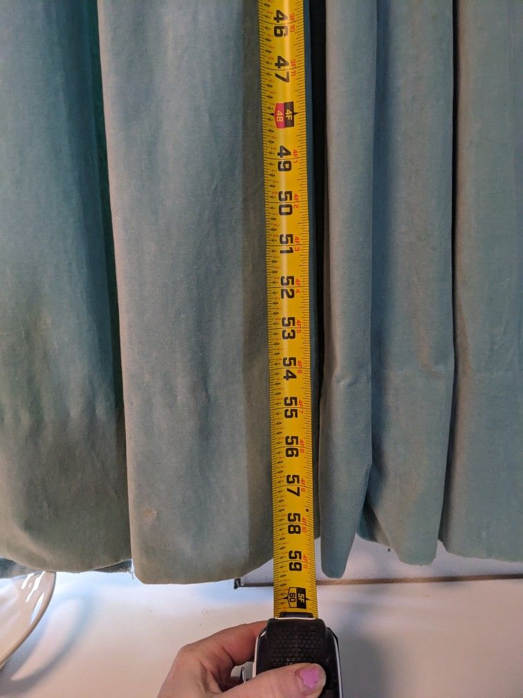 Velvet And Linen Curtains