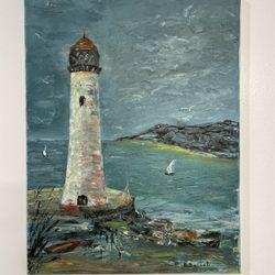 Original Lighthouse Painting