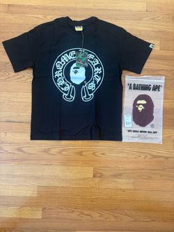 BAPE x Chrome Hearts Black Graphic T-Shirt