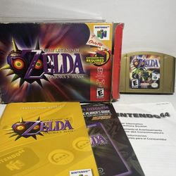 The Legend of Zelda: Majora's Mask N64 - OEM Genuine CIB Complete in Box