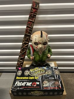 Friday the 13th, Jason Vorhees Halloween Decor Lot 