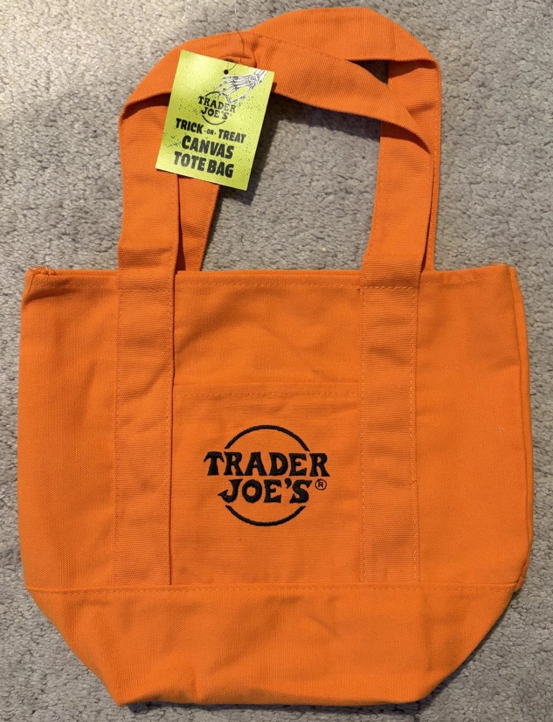Trader Joe’s Mini Tote Bag Orange