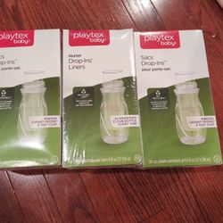 Playtex drop-ins Liners Sacs, Bottles Etc..