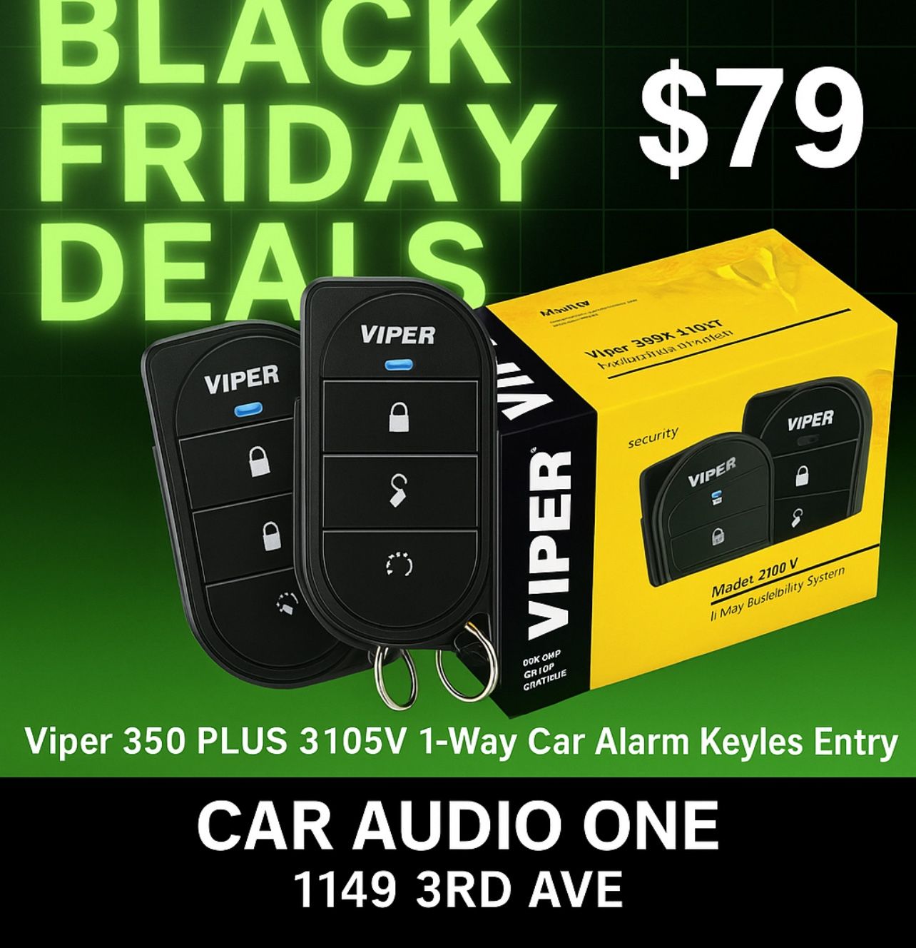 Viper Alarm System 2 Remote Control