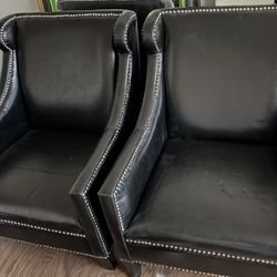 Leather Chairs (Like New) 