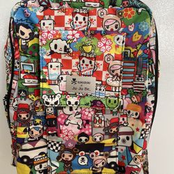 JuJuBe x Tokidoki MiniBe Small Backpack Rare Sold Out Print. Preowned 