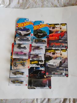 12 hot wheels