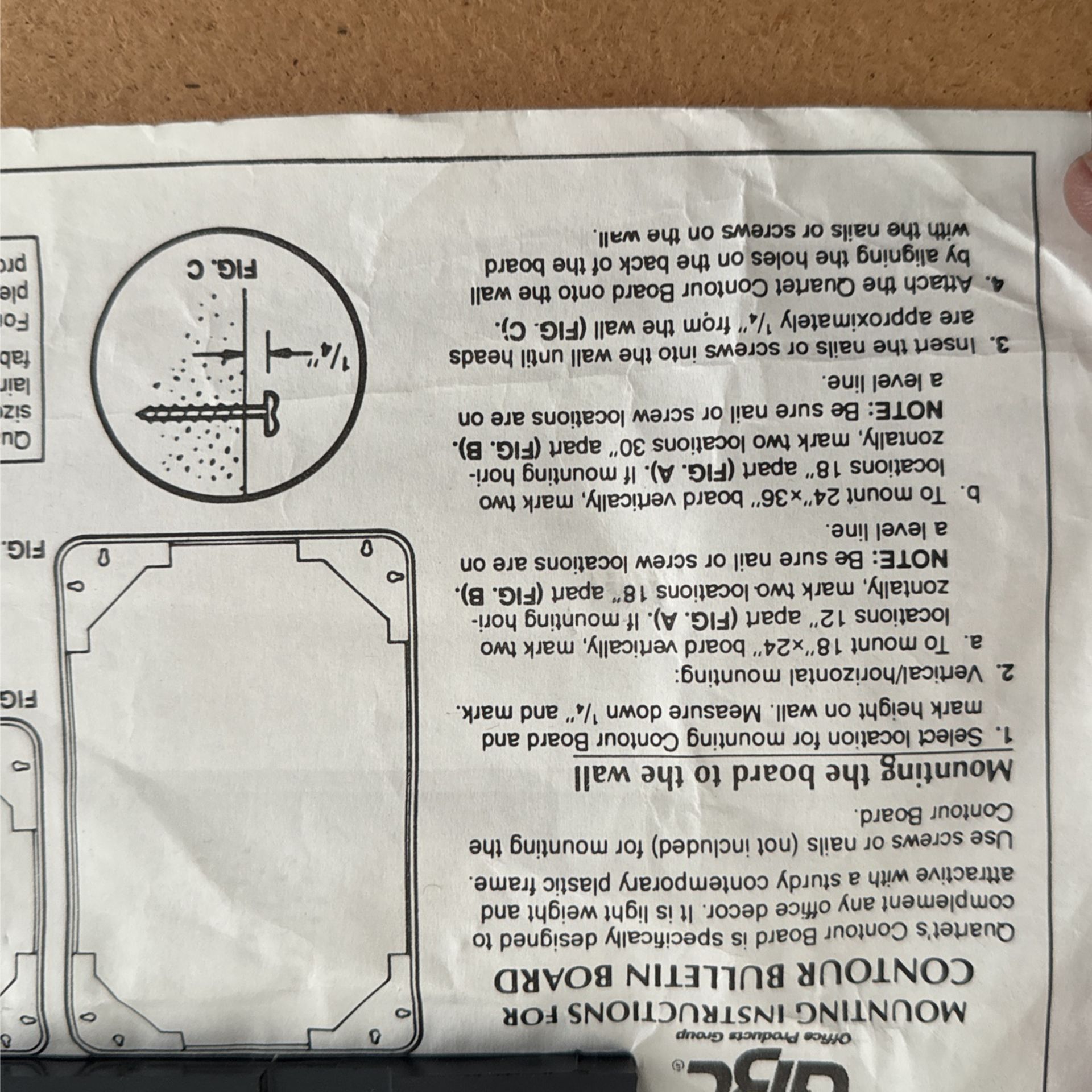 Contour Bulletin Board