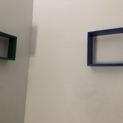 Floating  wall square cube shelves  3