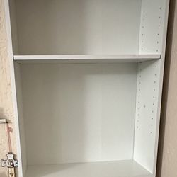 white shelf