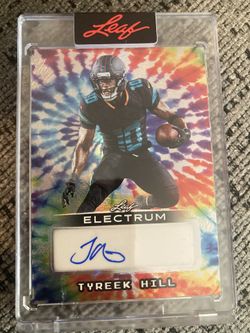 Tyreek Hill Signed Card