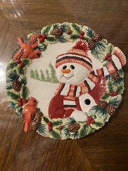 Christmas  Plate.
