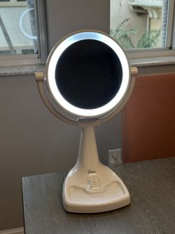 Zadro Double-Sided Flourescent Lighted Makeup Mirror