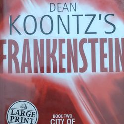 Frankenstein Book 2 City Of Night 1st Edition Large Print hardback 