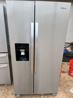 Whirlpool side by side Stainless Steel refrigerator