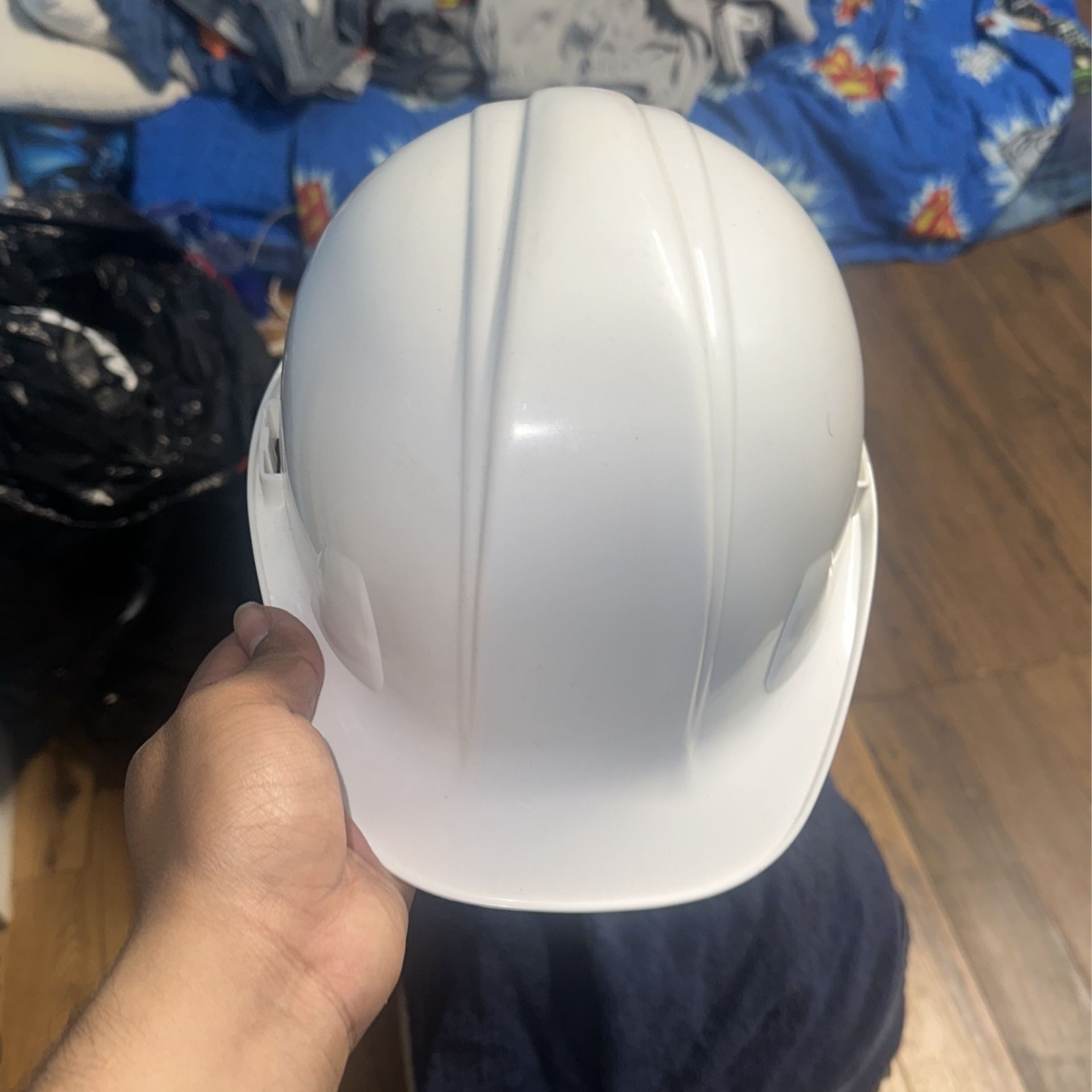 White Construction Hard Hat